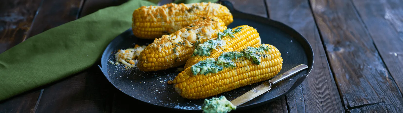 Corn with Parmigiano Reggiano and Herbs - Emborg