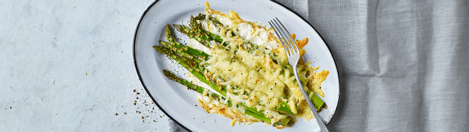Grana Padano Baked Asparagus - Emborg Singapore