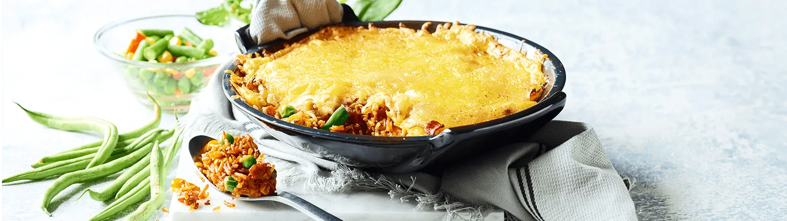 Leftover Rice Cheese Bake - Emborg 