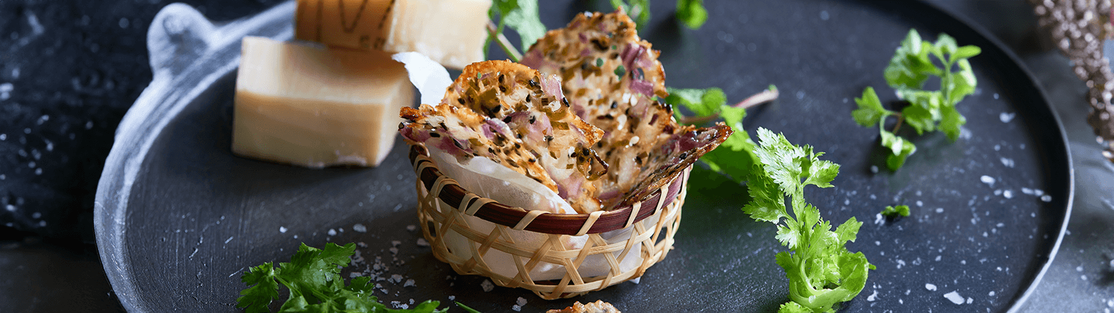 Grana Padano Chips with Herbs - Emborg 