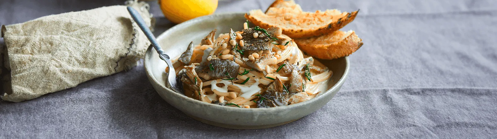 Spaghetti with Mushrooms - Emborg Malaysia