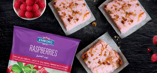 Raspberry Kalakand - Emborg 