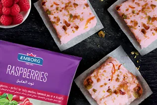 Raspberry Kalakand - Emborg 