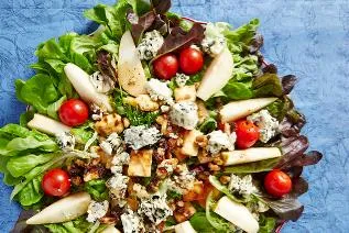Pear and Naan Chips Salad - Emborg Singapore