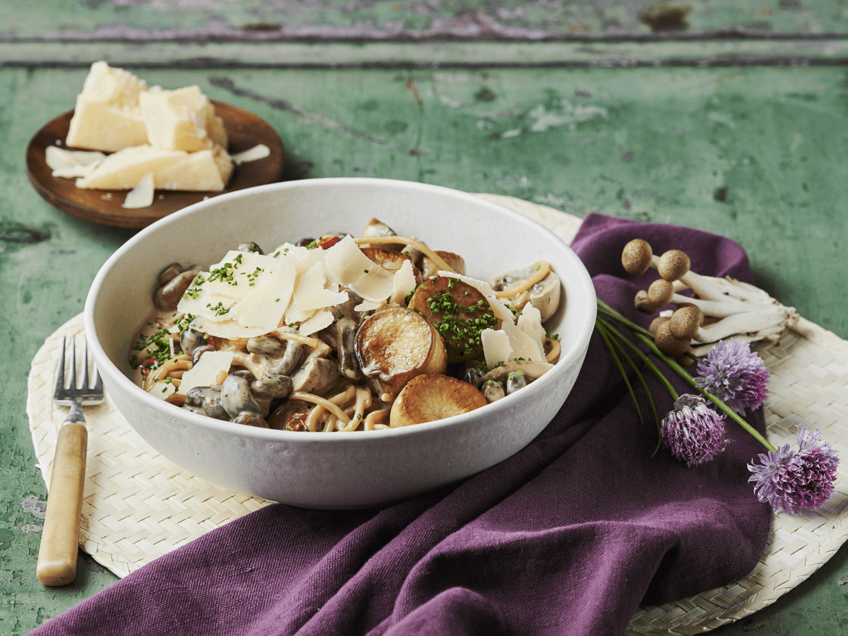 Mushroom Cili Padi Pasta - Emborg