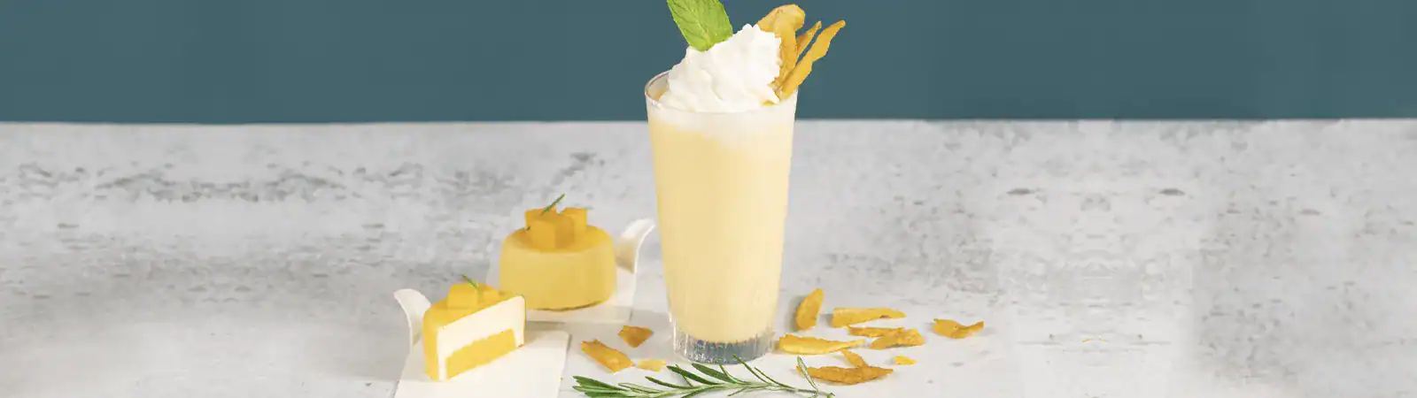 Creamy Yuzu and Mint Slush - Emborg Malaysia