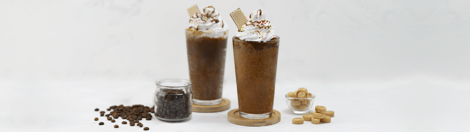 Salted Caramel Coffee Frappe - Emborg 