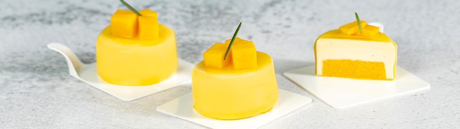 Mini Mango Cheesecakes - Emborg