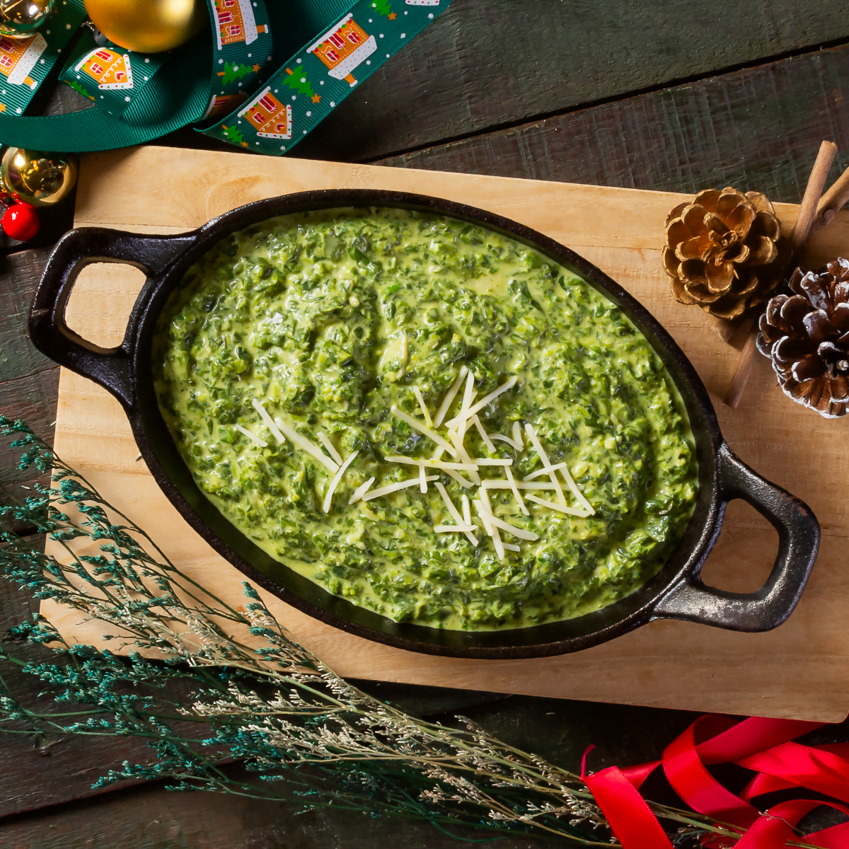 Cheesy Creamed Spinach - Emborg Singapore