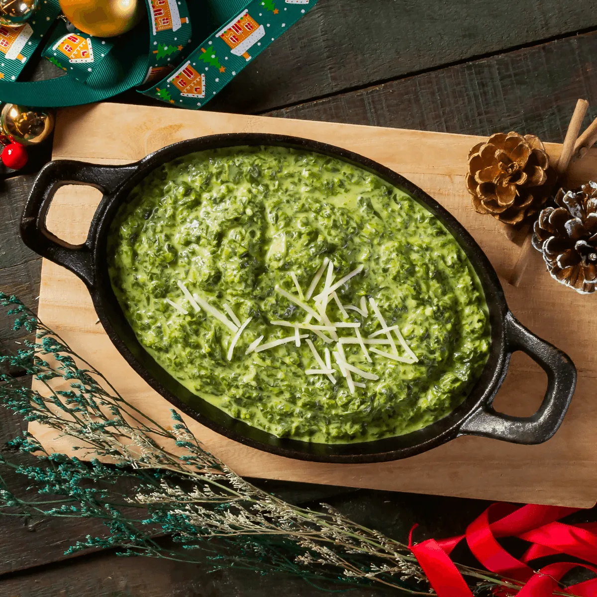 Cheesy Creamed Spinach - Emborg Singapore