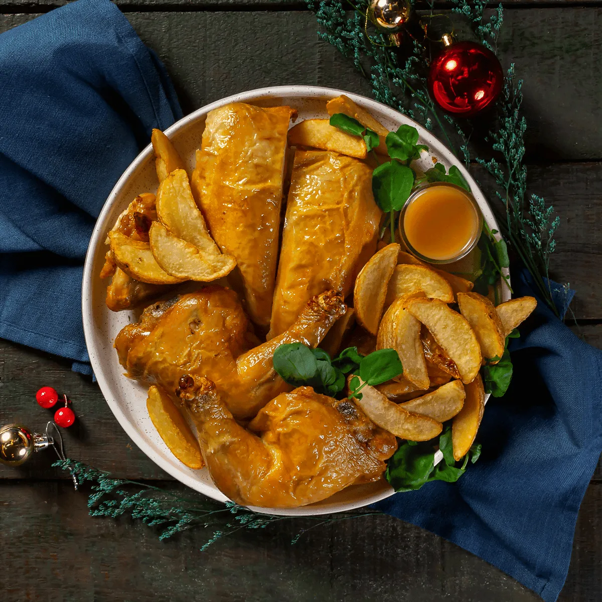 Roast Chicken with Jus - Emborg Singapore
