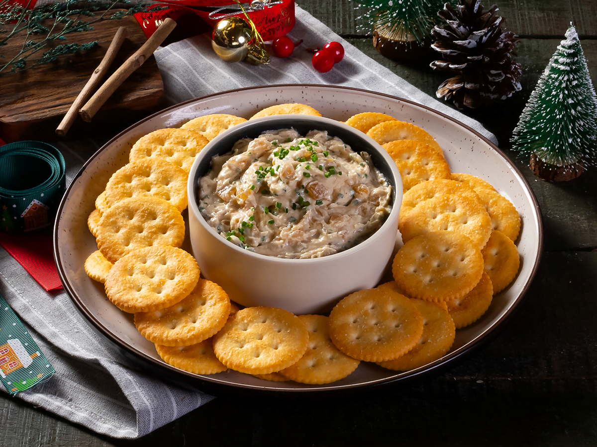 Caramelised Onion Cream Cheese Dip - Emborg Philippines