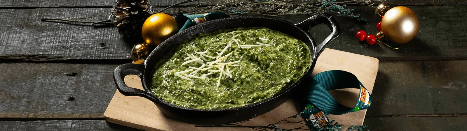 Cheesy Creamed Spinach - Emborg Singapore