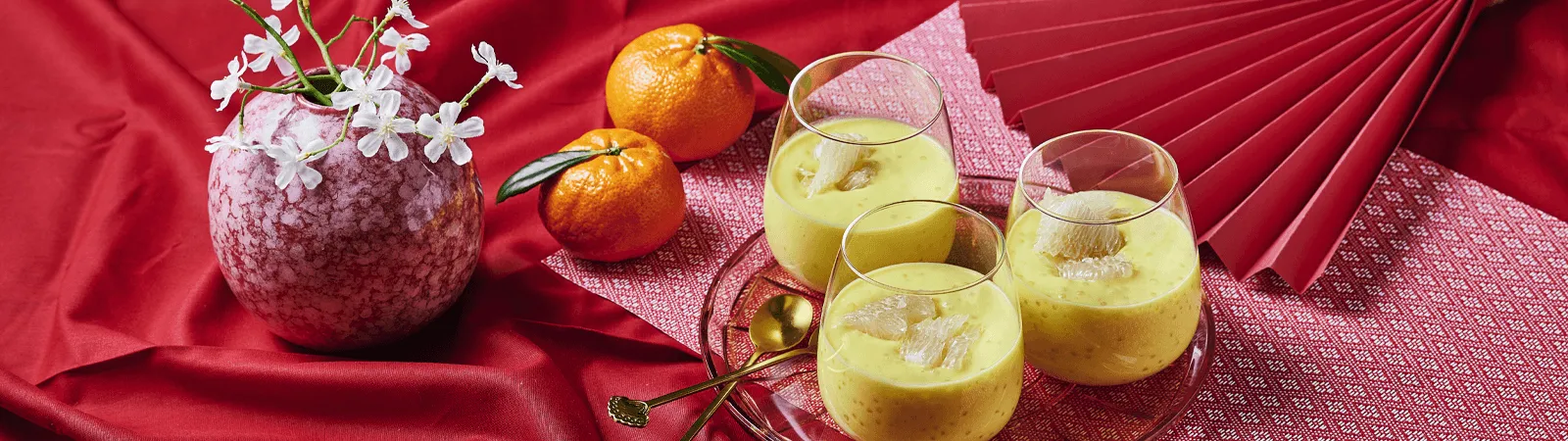 Creamy Mango Pomelo Sago  - Emborg Malaysia
