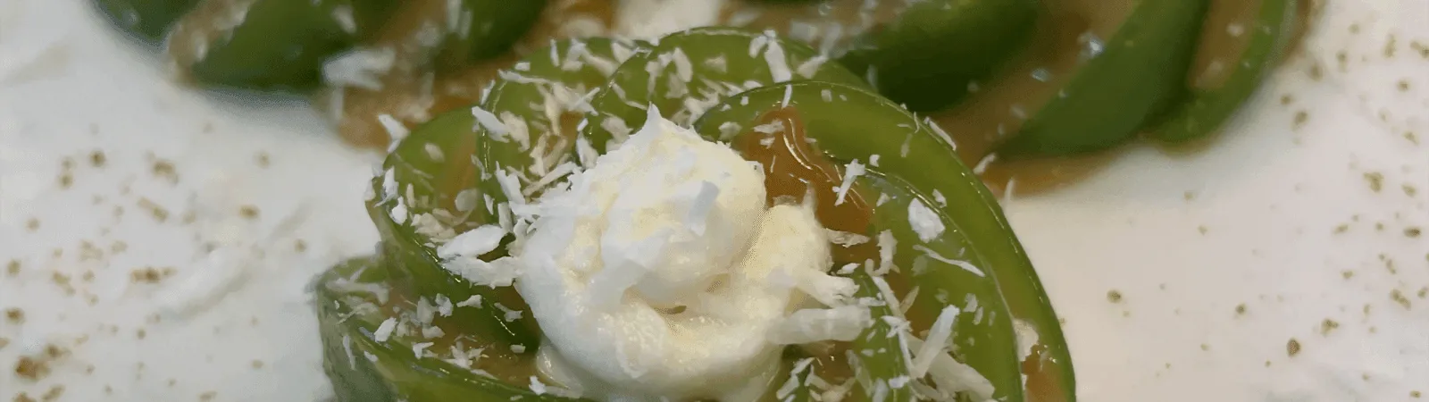 Steamed Pandan Caramel Kaswi Cheese ‘Leleh’ - Emborg 