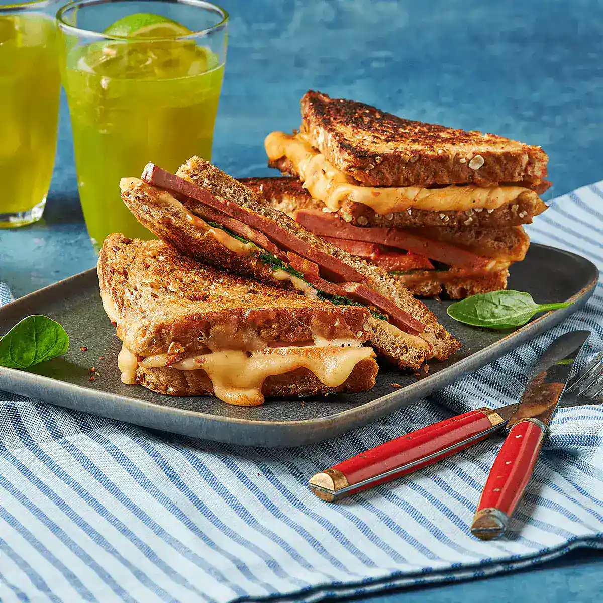 Luncheon Meat Cheese Sandwich - Emborg Singapore