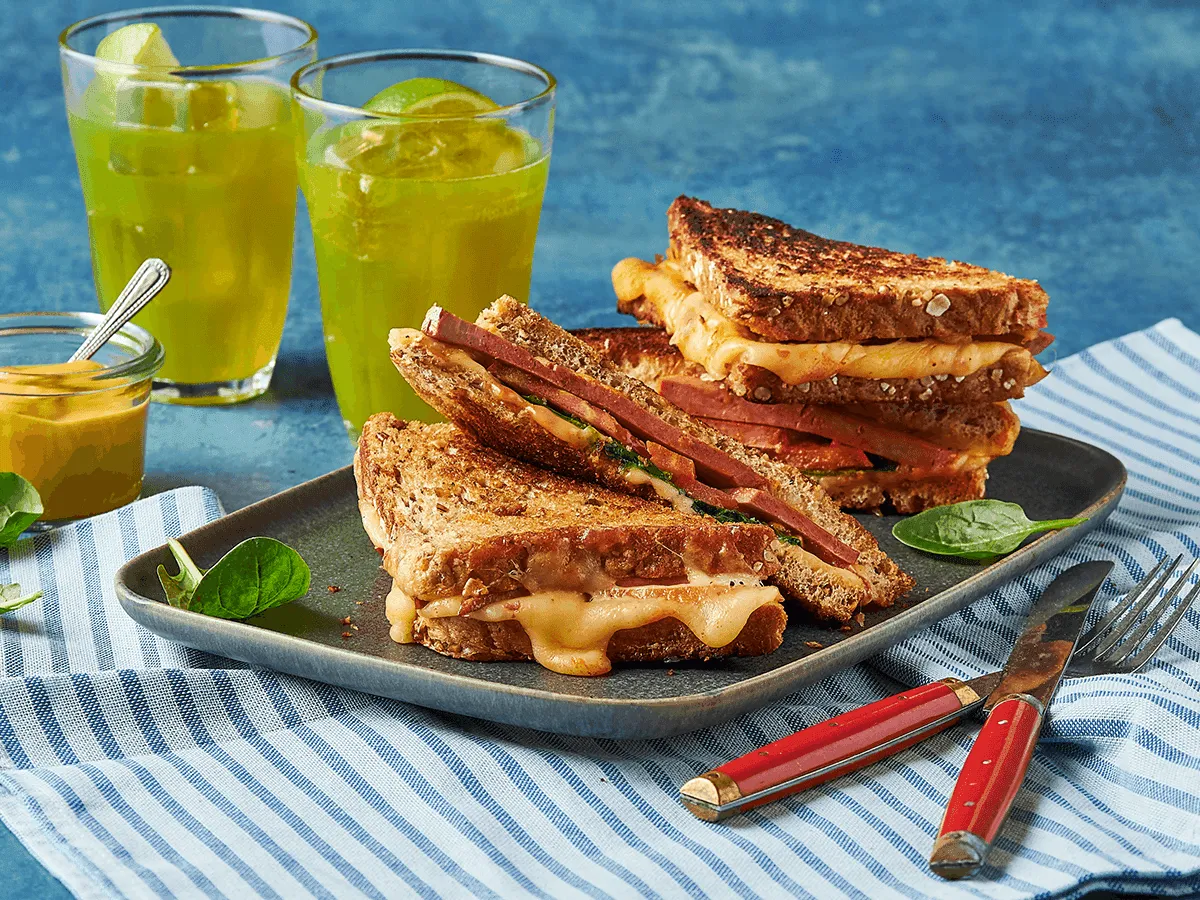 Luncheon Meat Cheese Sandwich - Emborg Singapore