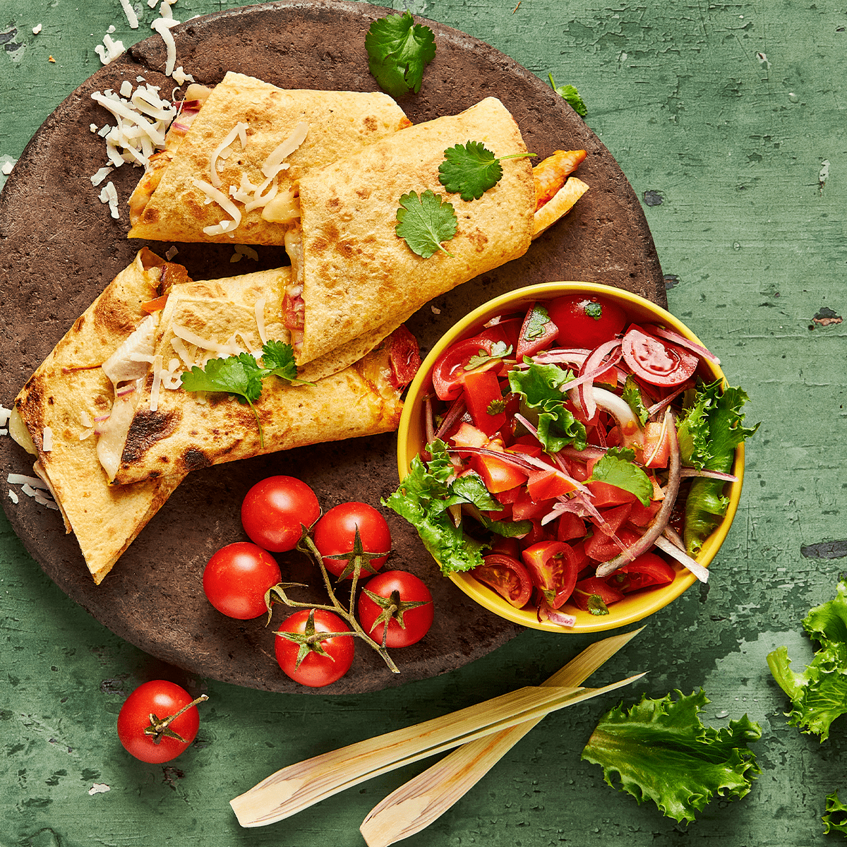 Cheesy Spicy Chicken Wrap - Emborg Philippines