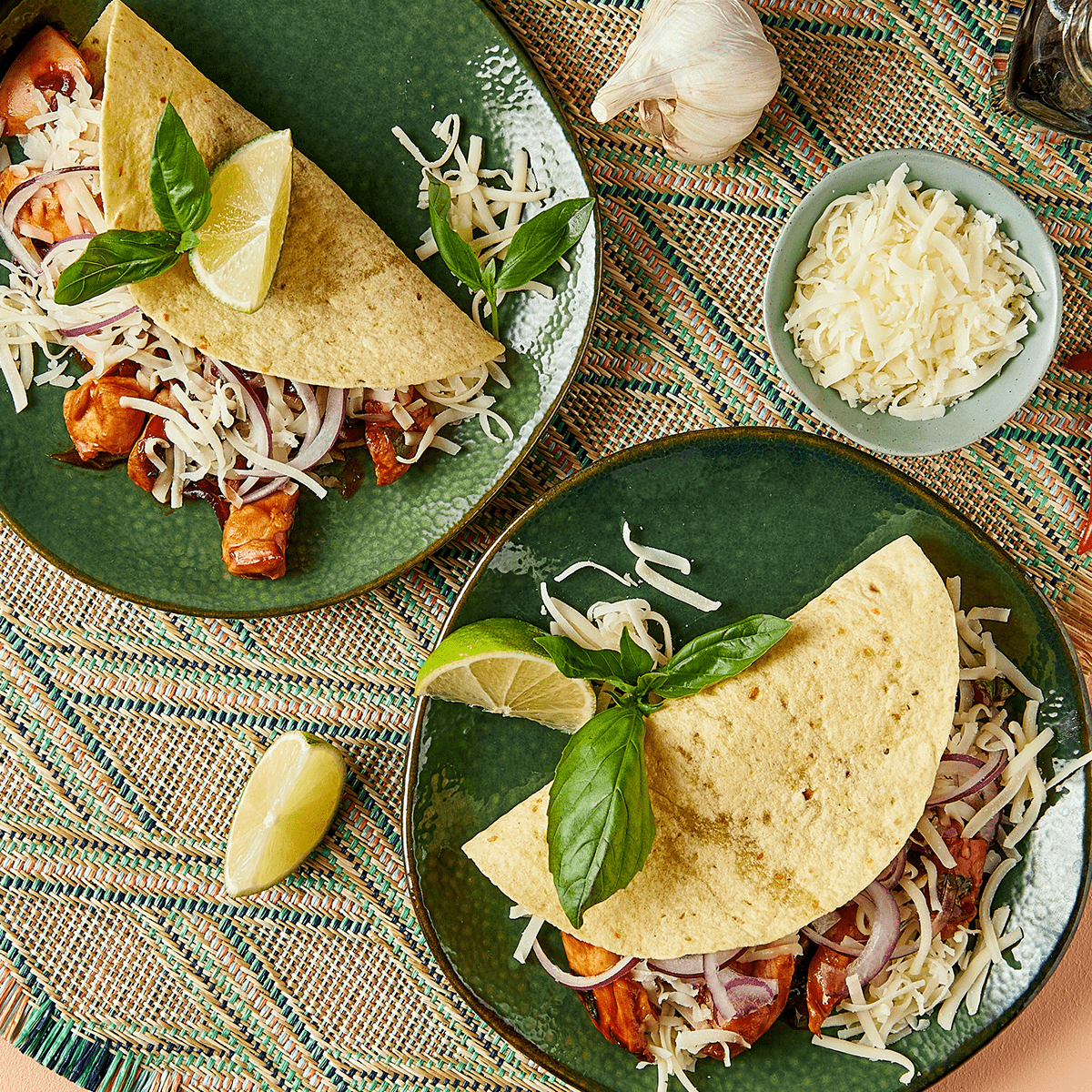 Pad Krapow Gai & Cheese Wrap - Emborg Malaysia