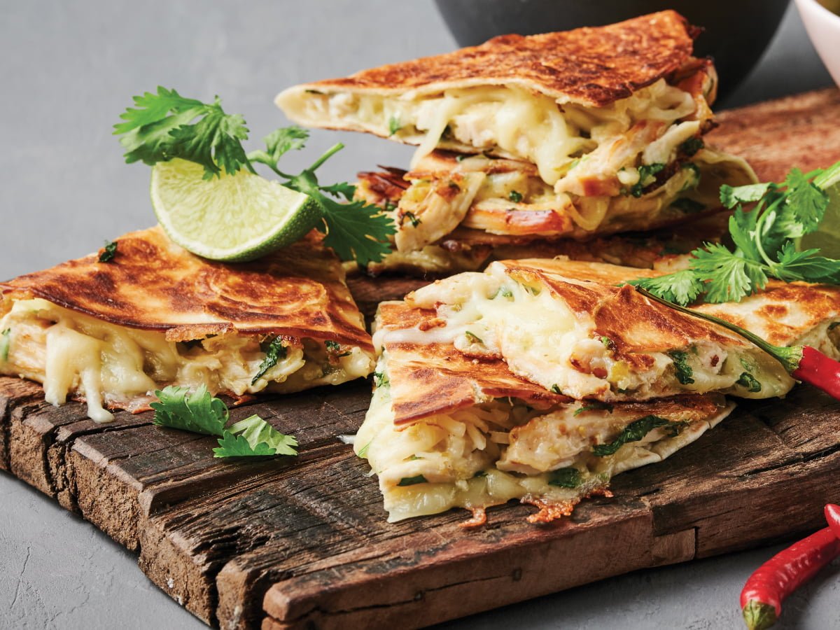 Classic-style 5 Cheese Quesadilla  - Emborg 