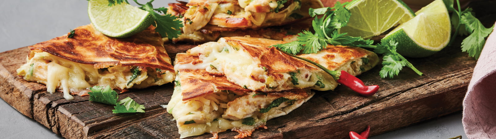 Classic-style 5 Cheese Quesadilla  - Emborg 