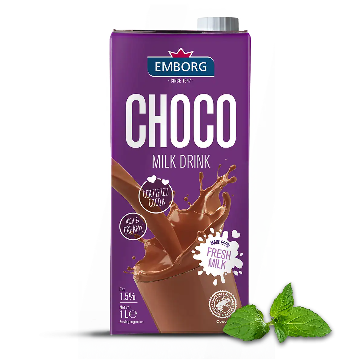 Creamy Choco Milk Drink - Emborg 