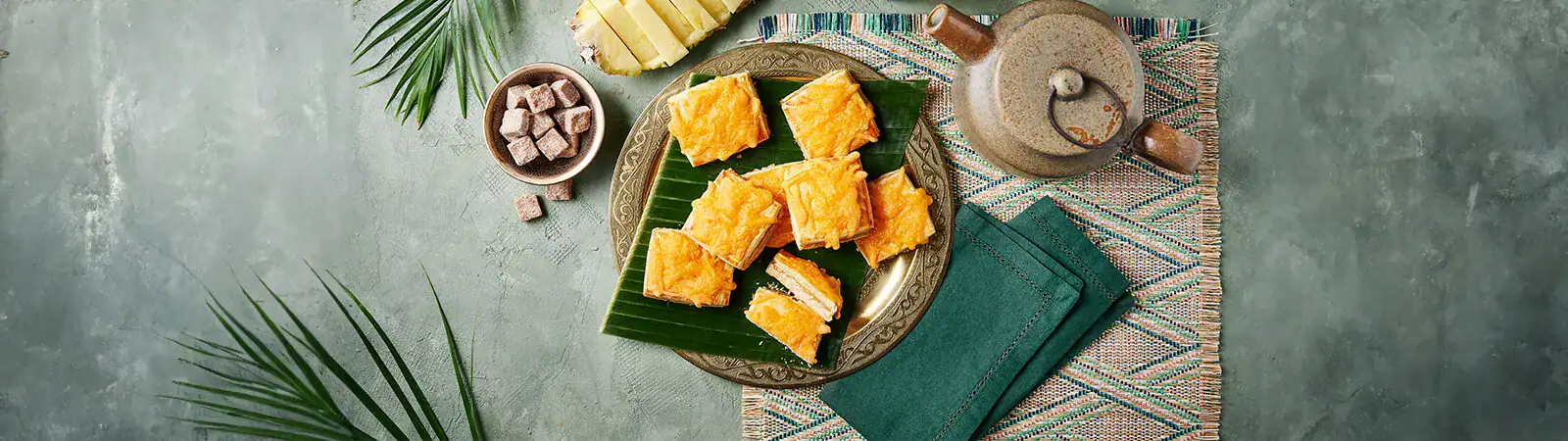 Cheddar Cheese Pineapple Tarts - Emborg 