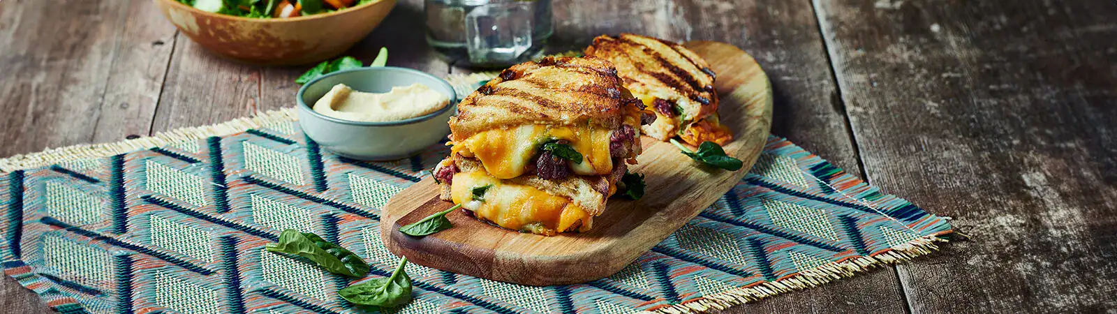 Leftover Lamb Mandy Grilled Cheese Sandwich - Emborg 