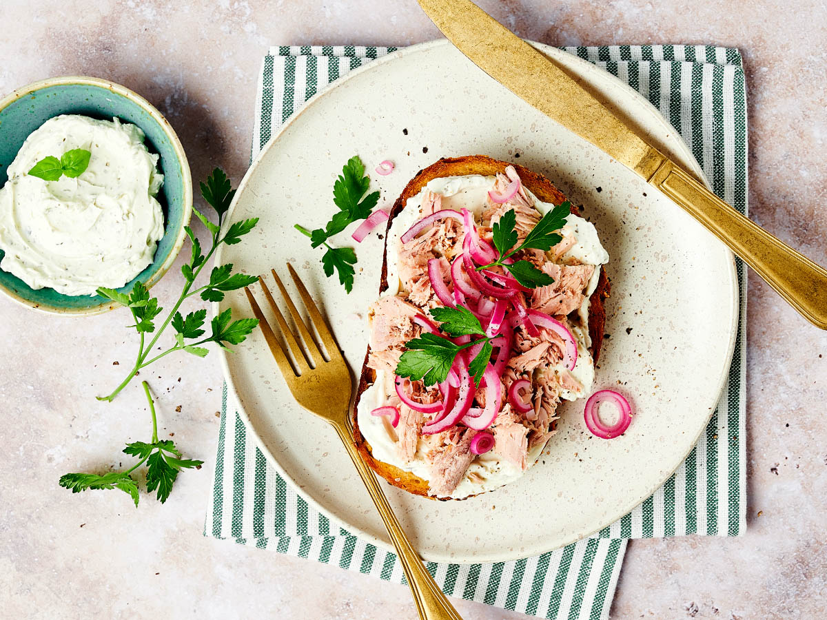 Tuna Open-Faced Sandwich - Emborg Singapore