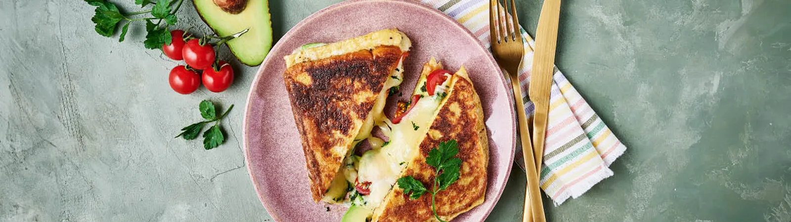 Spinach and Avocado Grilled Cheese Sandwich - Emborg New Zealand