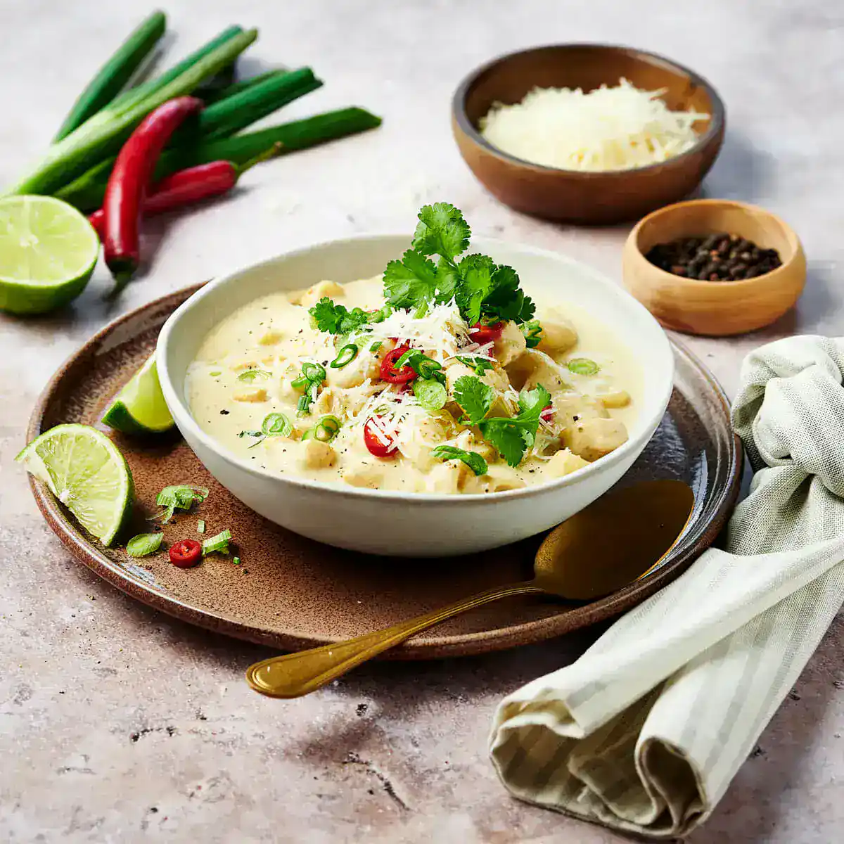 Thai Green Curry Pasta - Emborg 