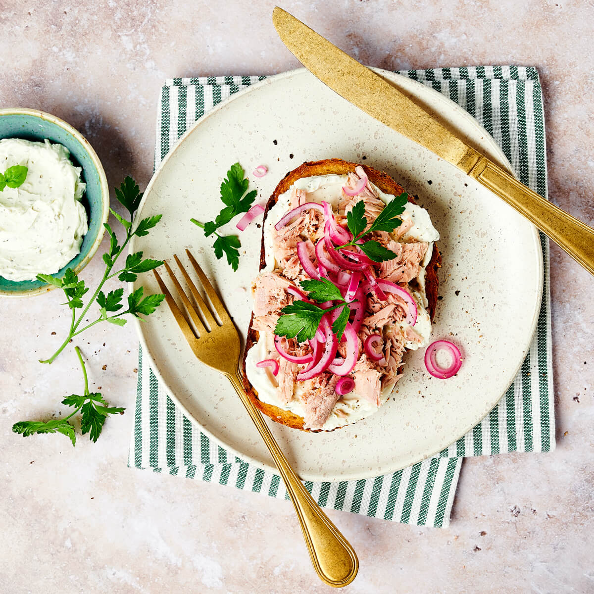 Tuna Open-Faced Sandwich - Emborg Singapore
