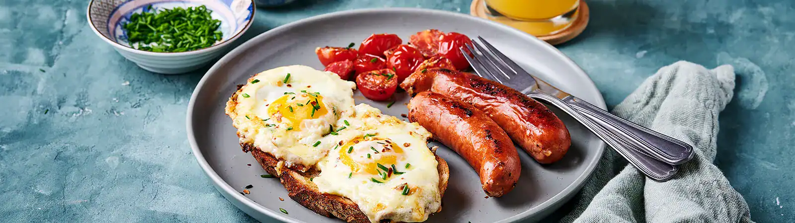 Big Breakfast with Cream Fried Eggs - Emborg Singapore