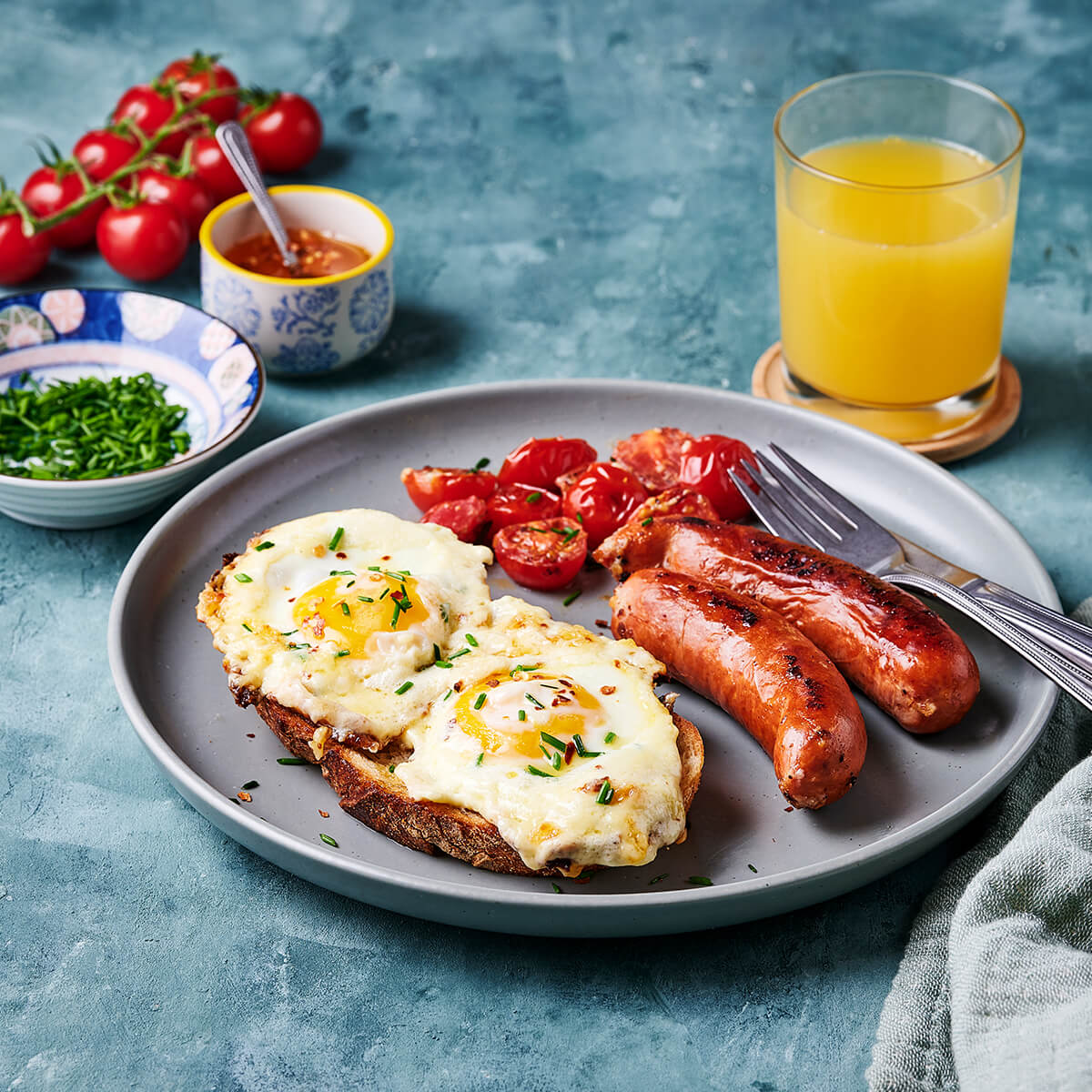 Big Breakfast with Cream Fried Eggs - Emborg Singapore