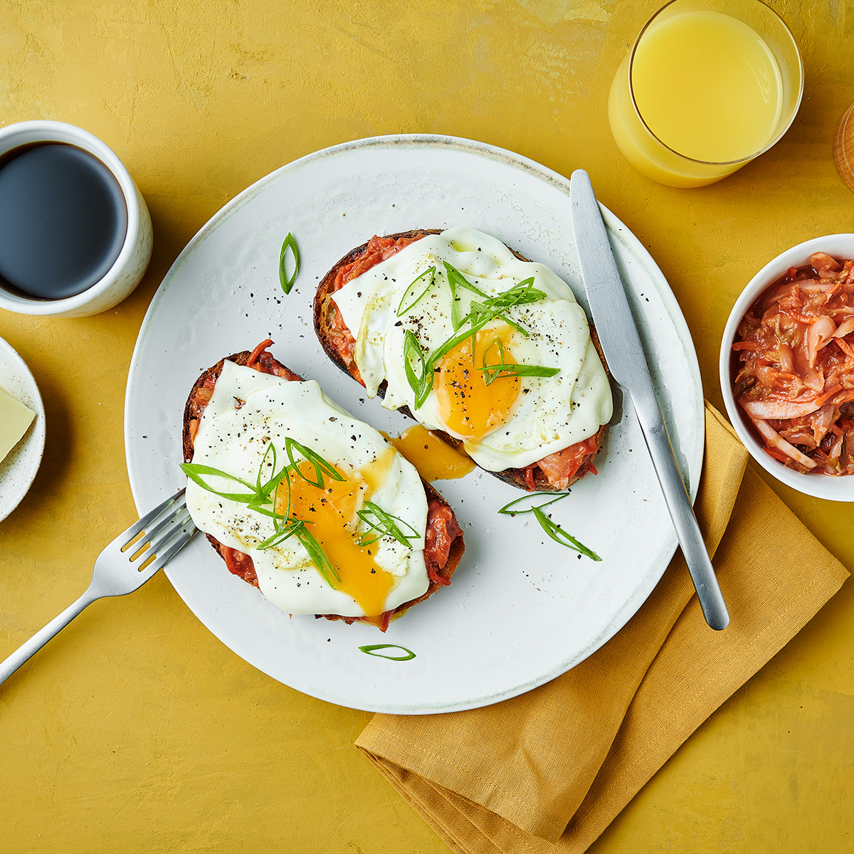 Kimchi Mozzarella Toastie - Emborg Malaysia