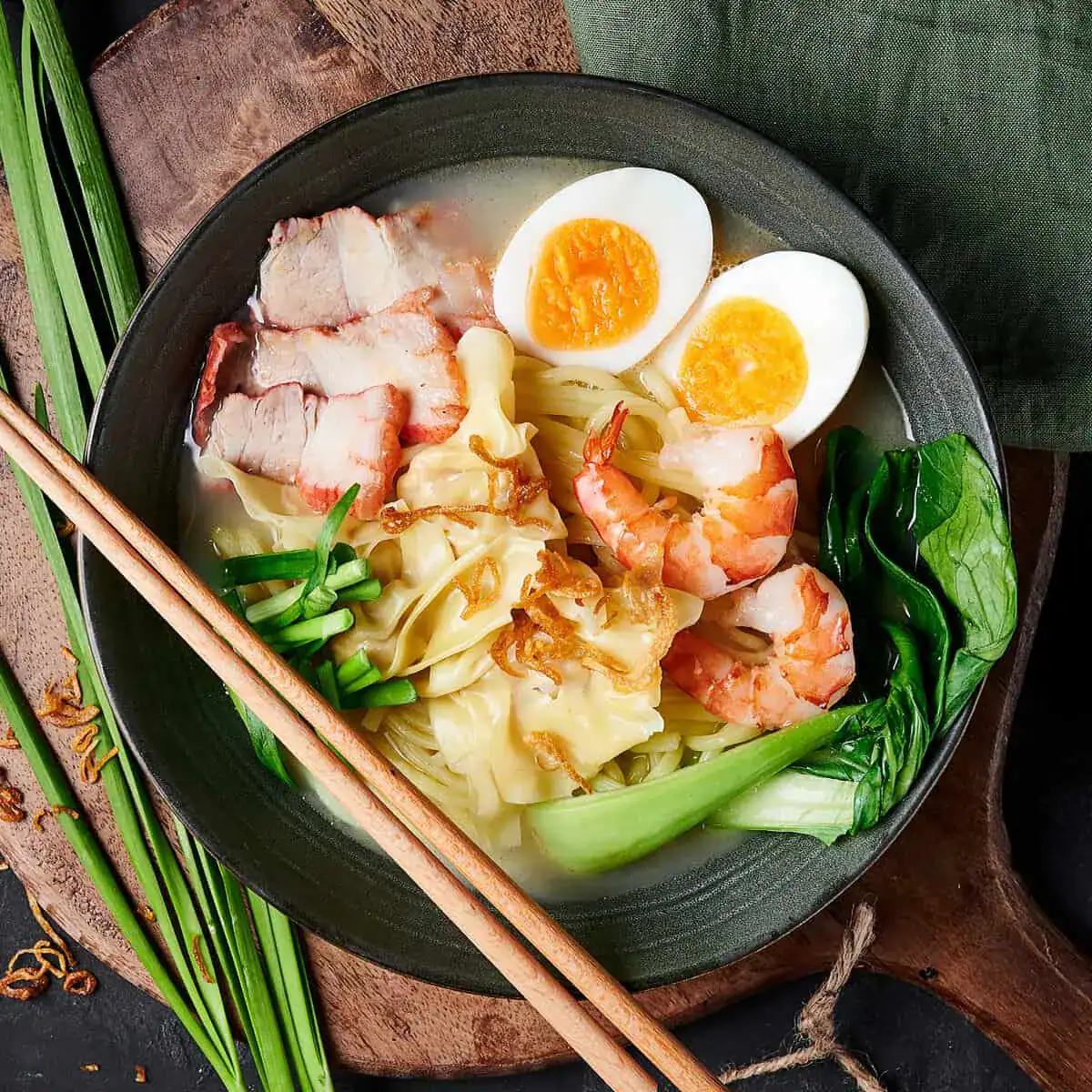 Wonton Egg Noodle Soup - Emborg 