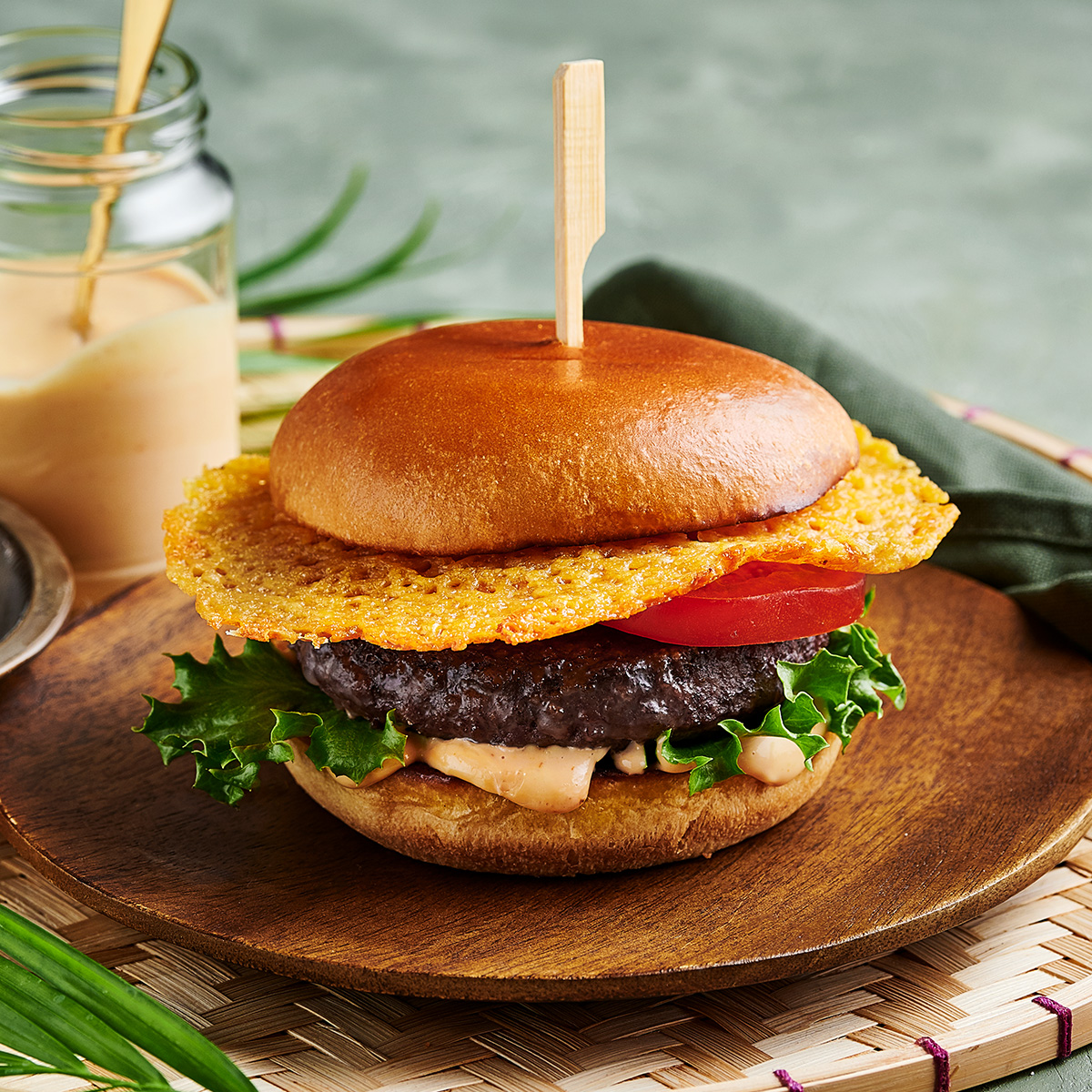 Red Cheddar Cheese Skirt Burgers - Emborg Malaysia