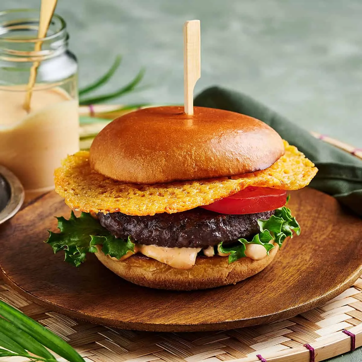 Red Cheddar Cheese Skirt Burgers - Emborg Singapore