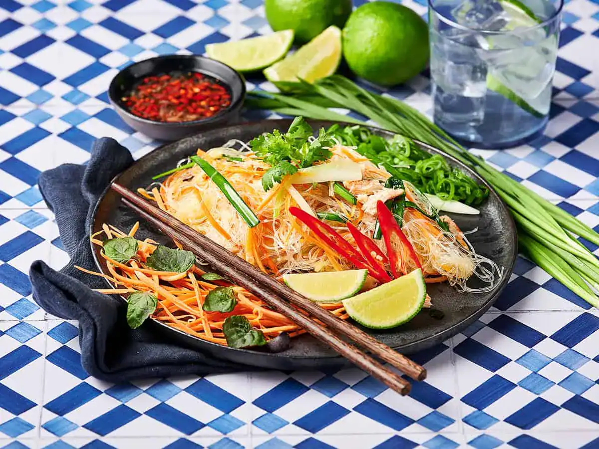 Stir-fried Glass Noodle with Crab and Cheese - Emborg 