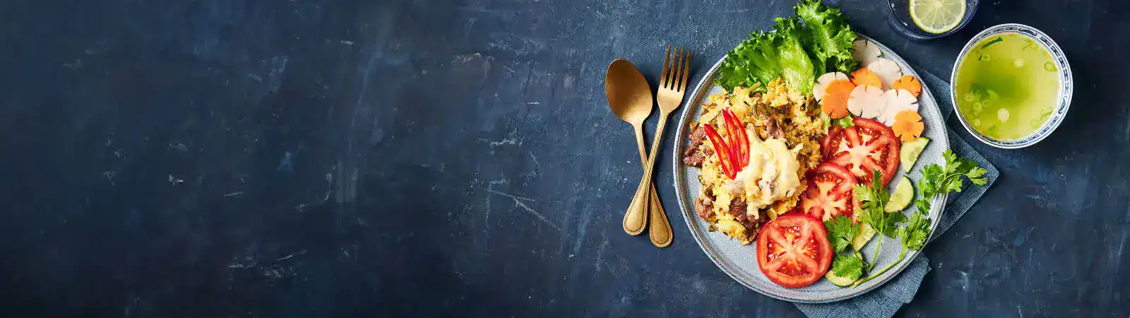 Fried Rice with Beef, Pickled Mustard Greens and Cheese - Emborg