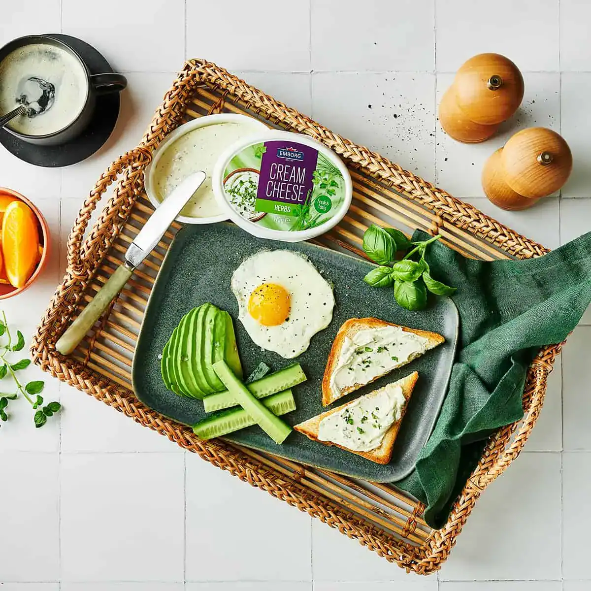 โทสต์อาหารเช้าสไตล์เฮลตี้ (Healthy Breakfast Toast) - Emborg 