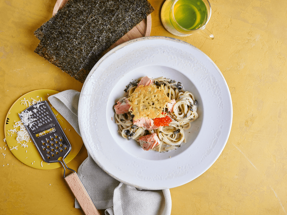 Creamy Seaweed Pasta - Emborg Malaysia