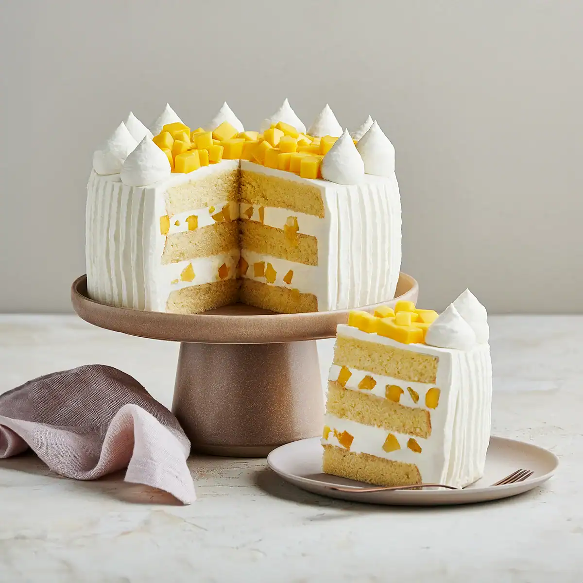 Golden Mango Cream Cake - Emborg Philippines