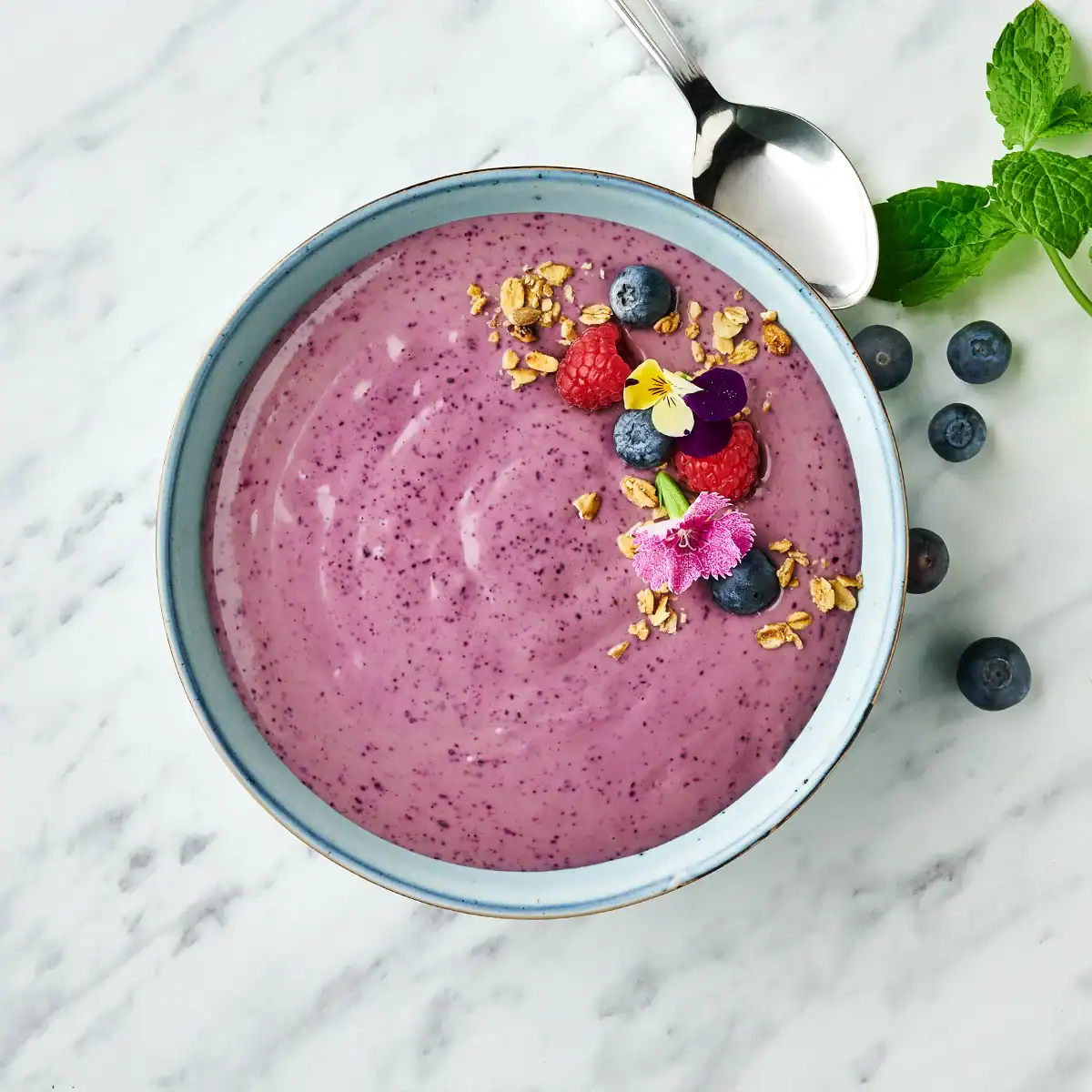 Hearty Berry Smoothie Bowl - Emborg Singapore