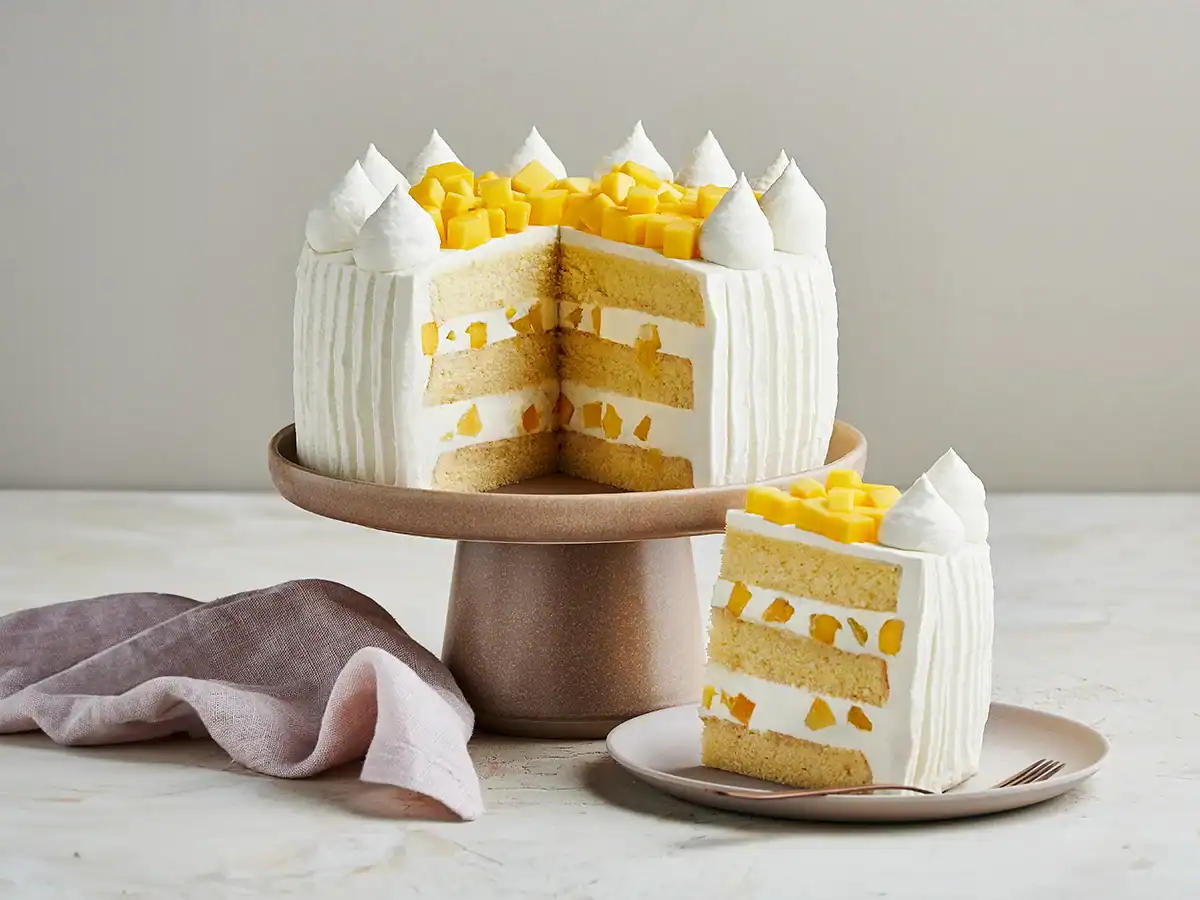 Golden Mango Cream Cake - Emborg Philippines